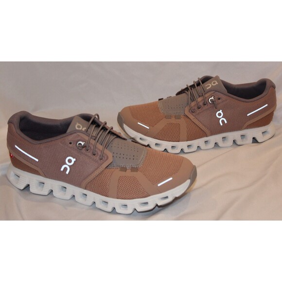 NIB ON CLOUD WOMEN'S CLOUD 5 RUNNING‎ SHOES SNEAKER ROSE BROWN FOG SZ 8 NWOB - Picture 6 of 7
